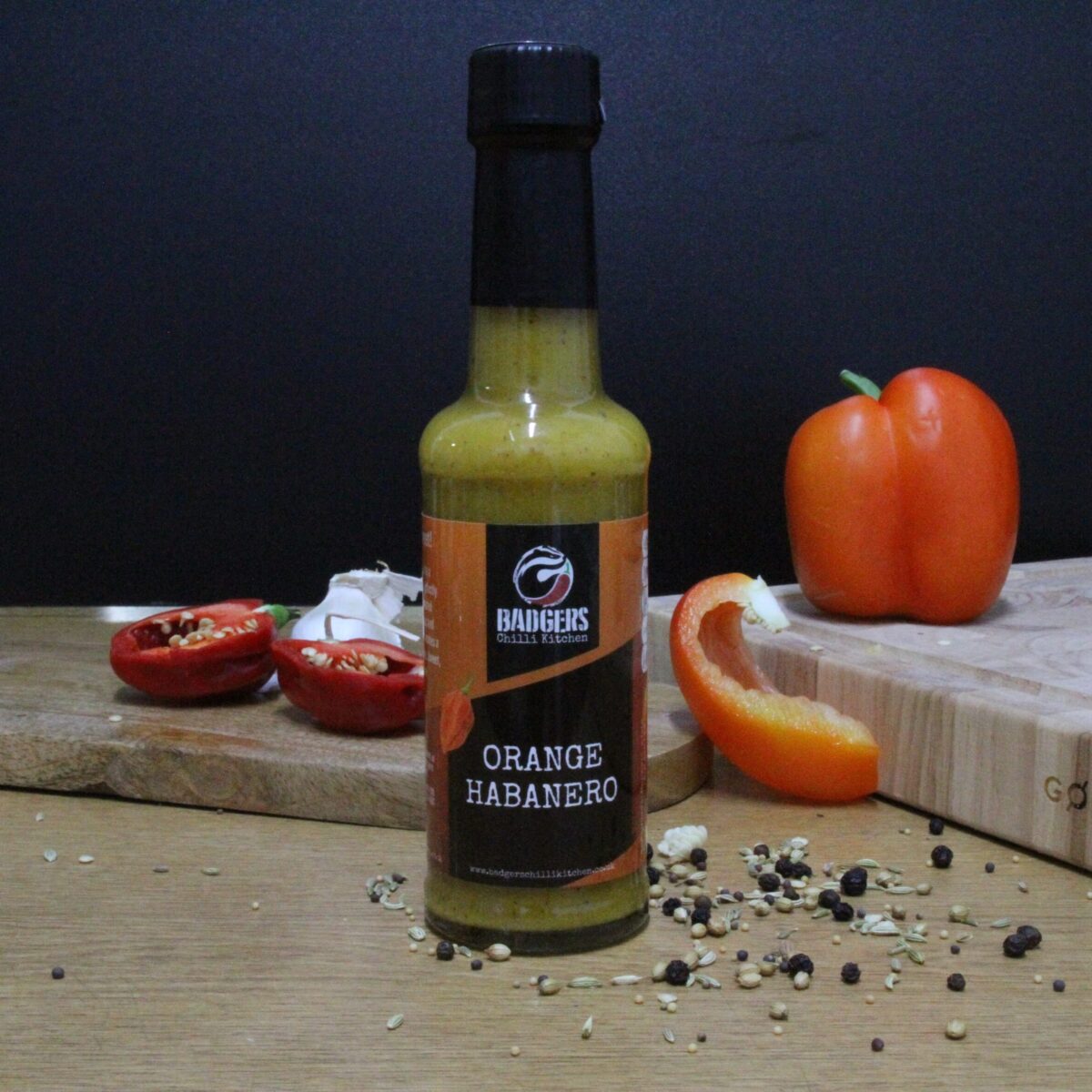 Orange Habanero (Medium Sweet) Chilli Pepper Sauce